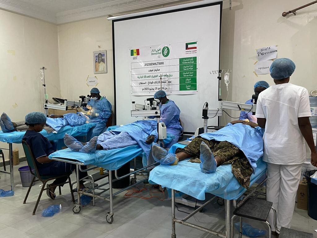 Santé Oculaire: 203 patients de la cataracte  opérés à Kaolack par Direct Aid