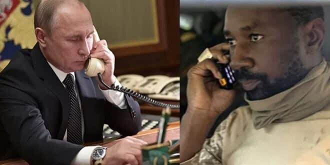 Entretien téléphonique satisfaisant entre Assimi Goïta et Vladimir Poutine
