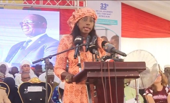 Journée de l&rsquo;enfant africain à Diourbel: Fatou Diané Guèye sensibilise sur les dangers des réseaux sociaux