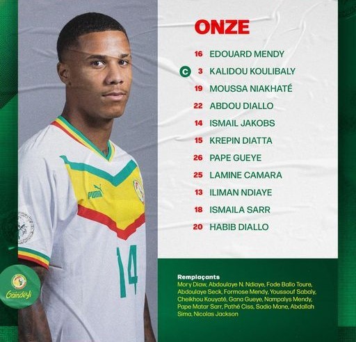 Sénégal vs Niger : le onze des « Lions » avec Pape Guèye et Lamine Camara… Sadio sur le banc