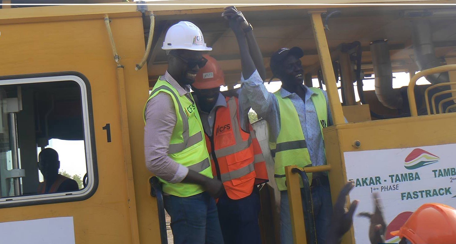 Relance du ferroviaire : un train de travaux est arrivé à Tambacounda