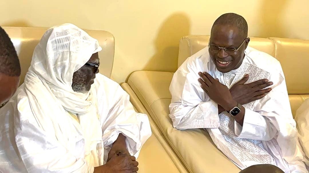 Porokhane : Khalifa Sall et Barthélemy Dias reçus par Serigne Mountakha (Photos)