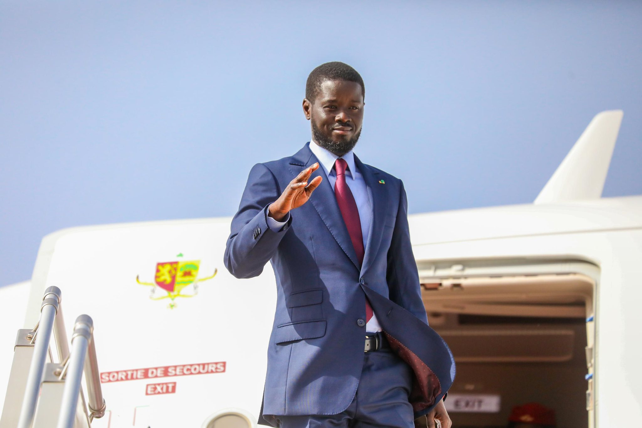 Visite présidentielle: Le chef de l’Etat, Bassirou Diomaye Faye a quitté Dakar pour la Mauritanie