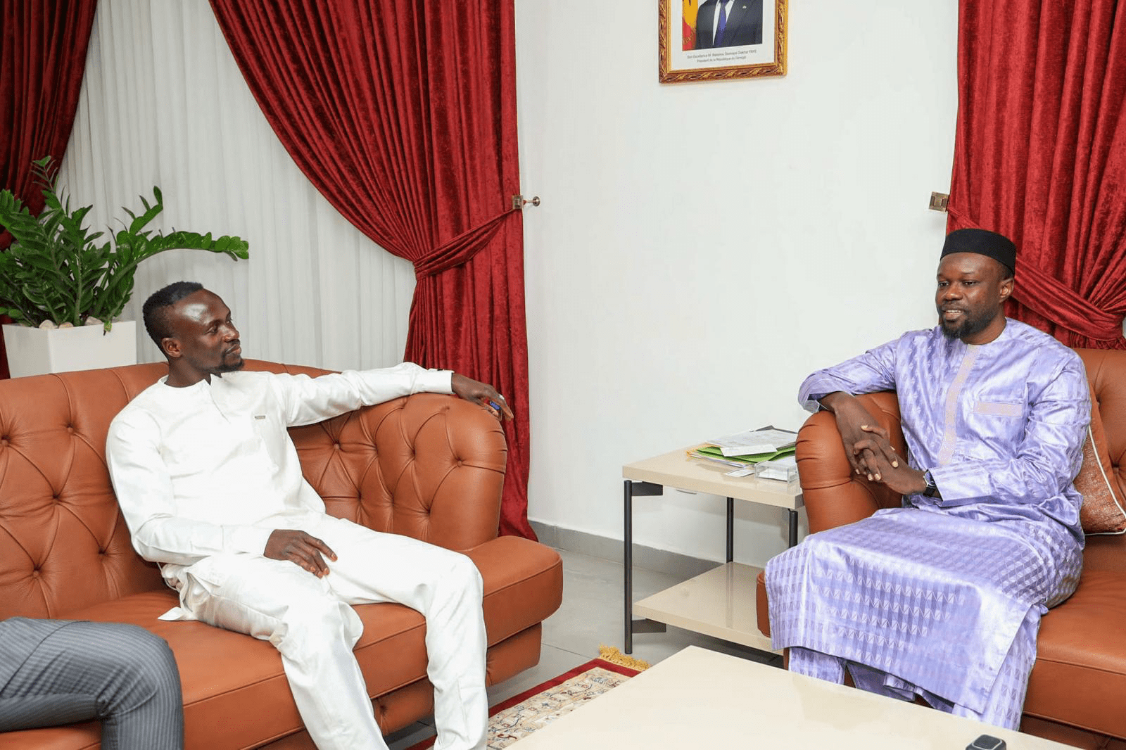 Rencontre à la Primature : Sadio Mané en tête-à-tête avec Ousmane Sonko