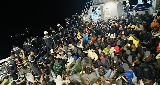 Émigration clandestine : Interception d&rsquo;une pirogue avec 213 migrants au large de Saint-Louis
