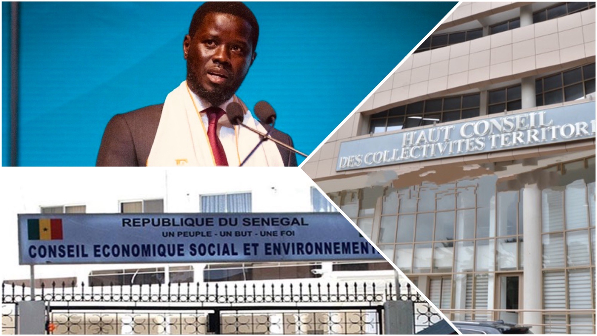 Diomaye limoge Aminata Mbengue Ndiaye et Abdoulaye Daouda Diallo à la tête du HCCT et CESE