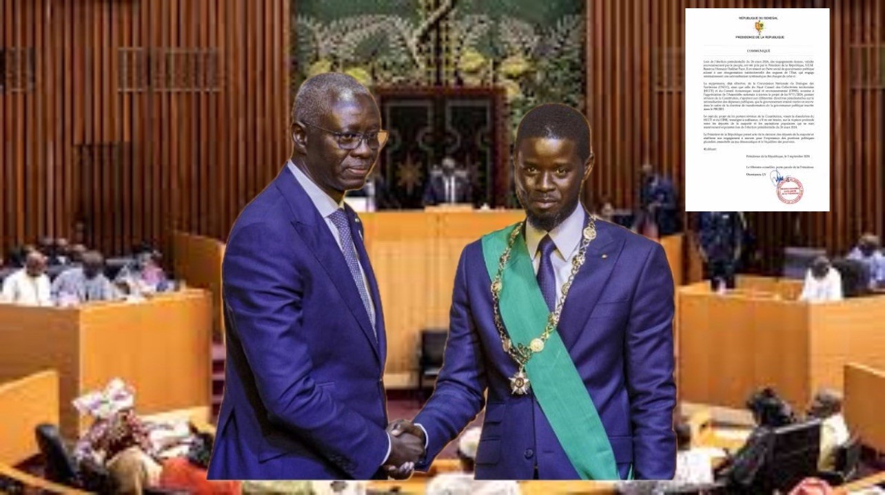 Dissolution imminente de l&rsquo;Assemblée nationale : Bassirou Diomaye Faye sollicite l&rsquo;avis d&rsquo;Amadou Mame Diop