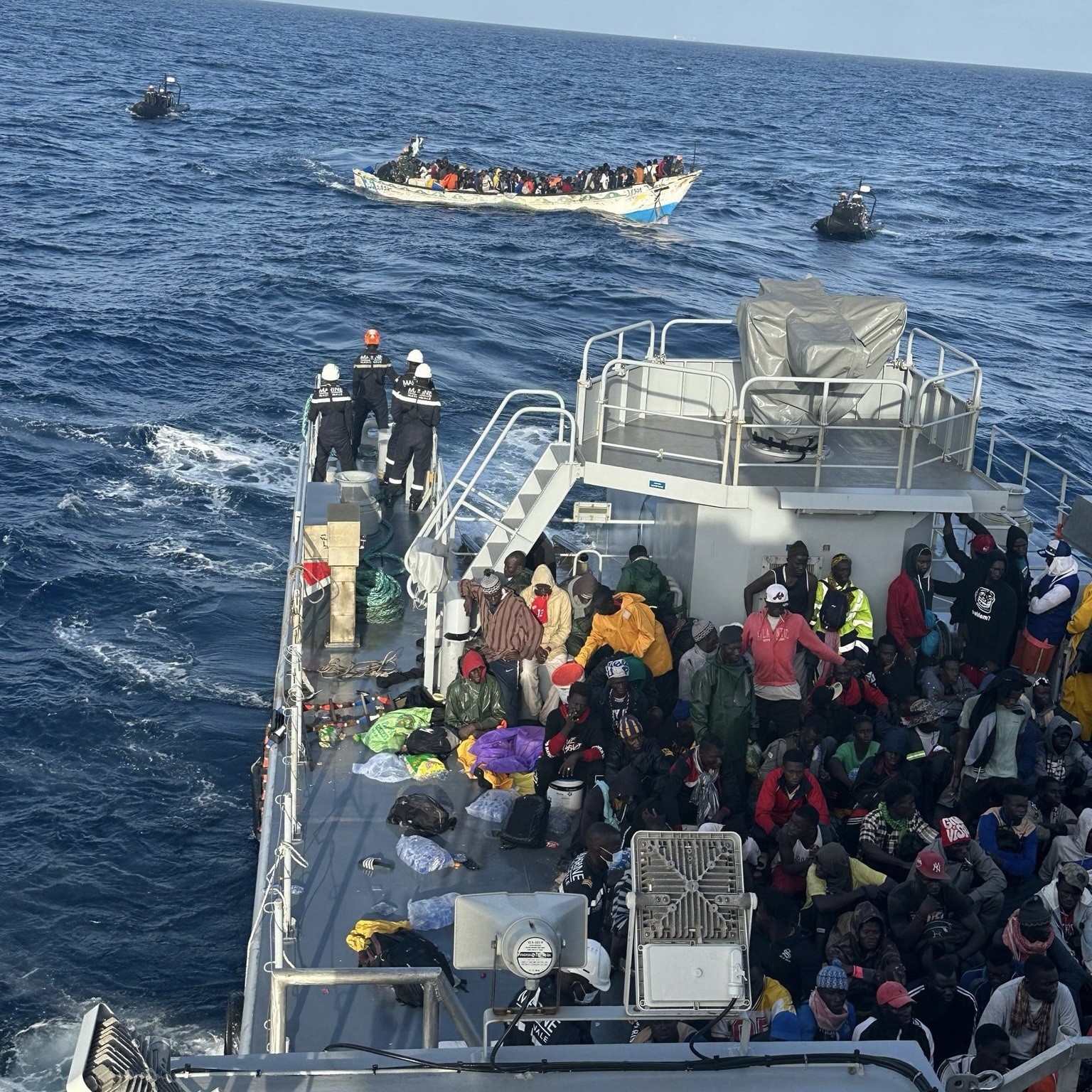 Émigration irrégulière au Sénégal : interception de deux pirogues avec plus de 400 migrants, dont 20 enfants