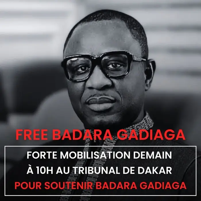 Badara Gadiaga convoqué : une mobilisation citoyenne attendue ce vendredi devant le tribunal de Dakar