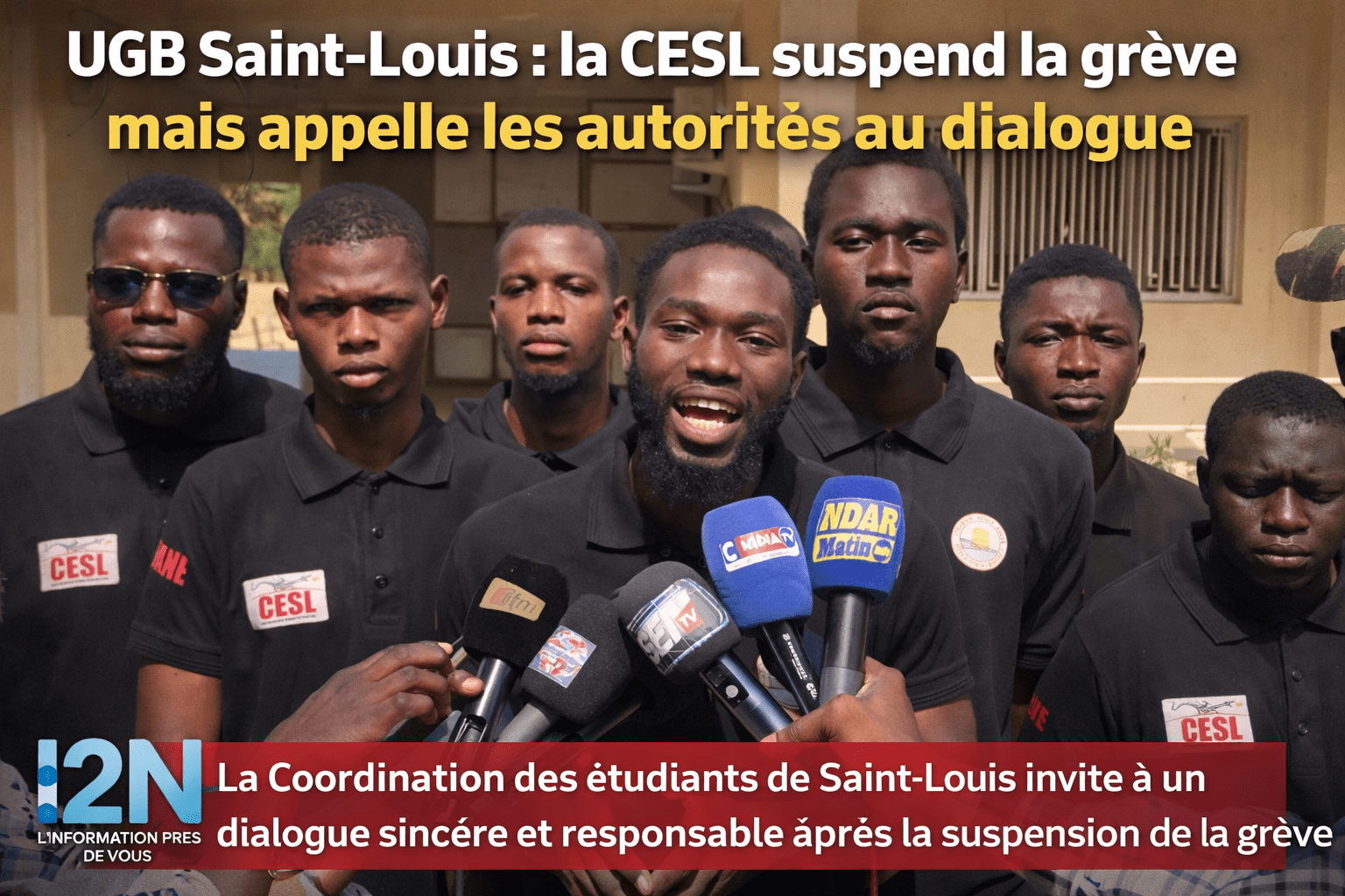 UGB Saint-Louis : la CESL suspend la grève et relance l’appel au dialogue avec l’État