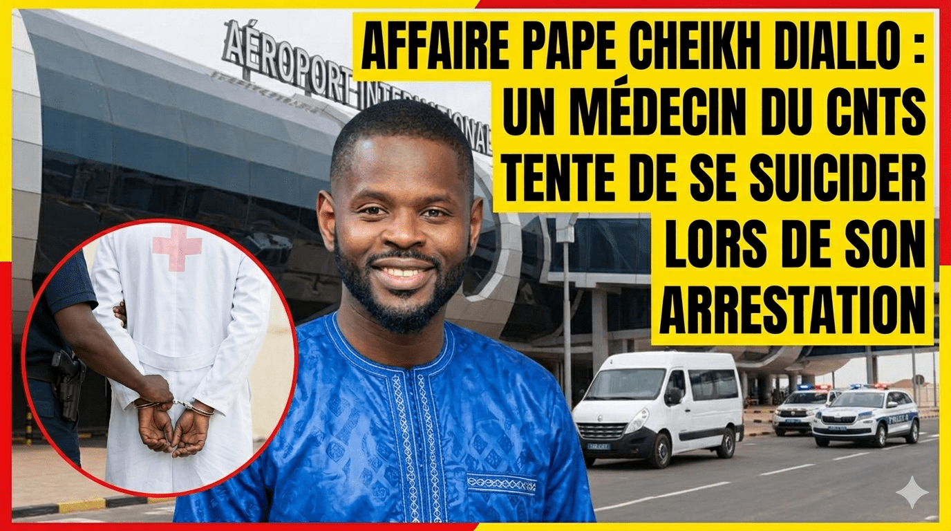 Affaire Pape Cheikh Diallo : un médecin du CNTS tente de se suicider lors de son arrestation