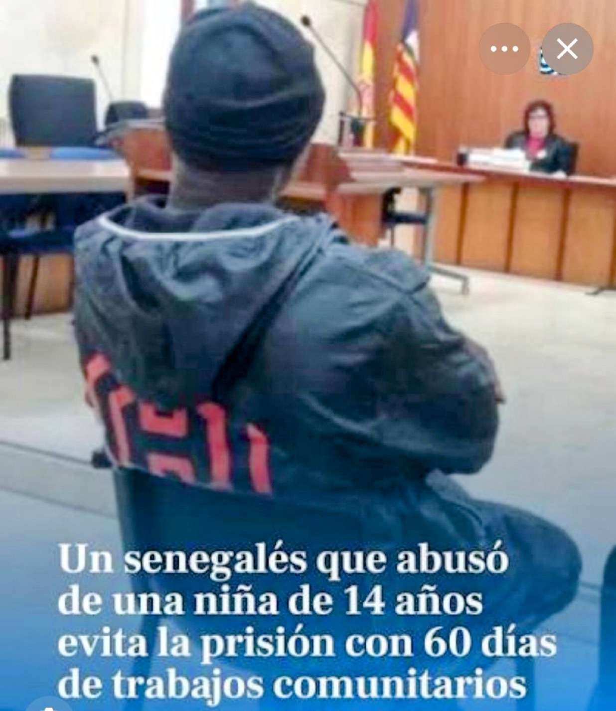 Un Sénégalais reconnu coupable d’abus sur une mineure de 14 ans évite la prison en Espagne