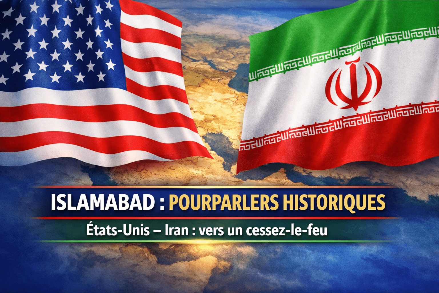 Islamabad : États-Unis et Iran ouvrent des pourparlers historiques de cessez‑le‑feu