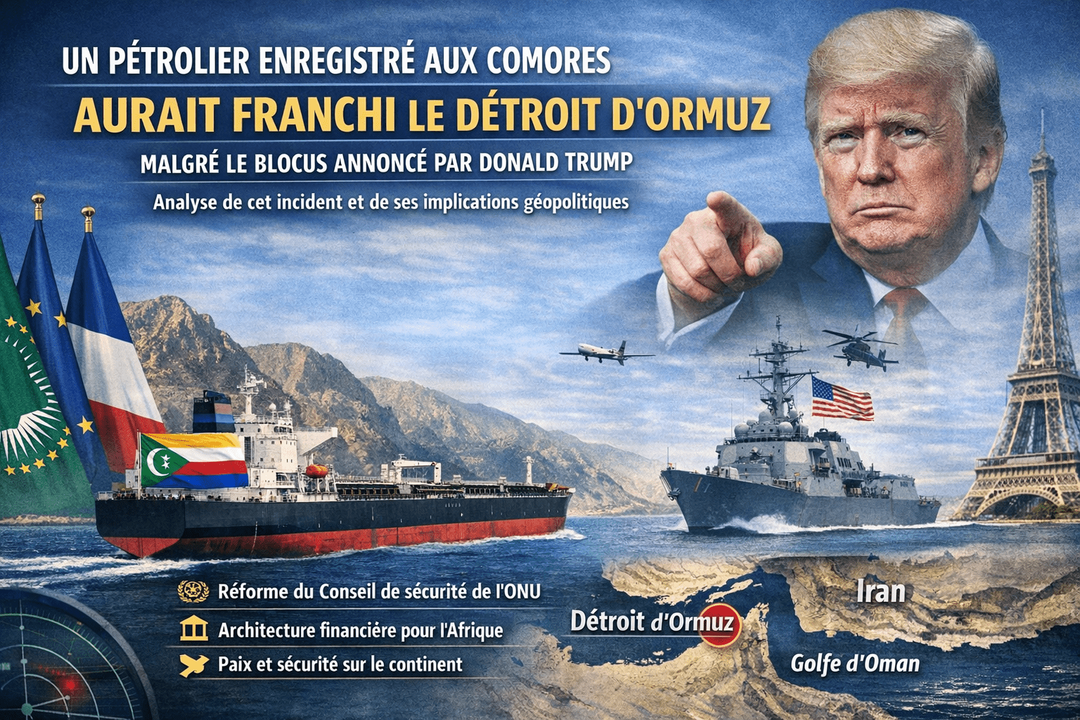 Détroit d’Ormuz : le blocus de Donald Trump déjà brisé ?