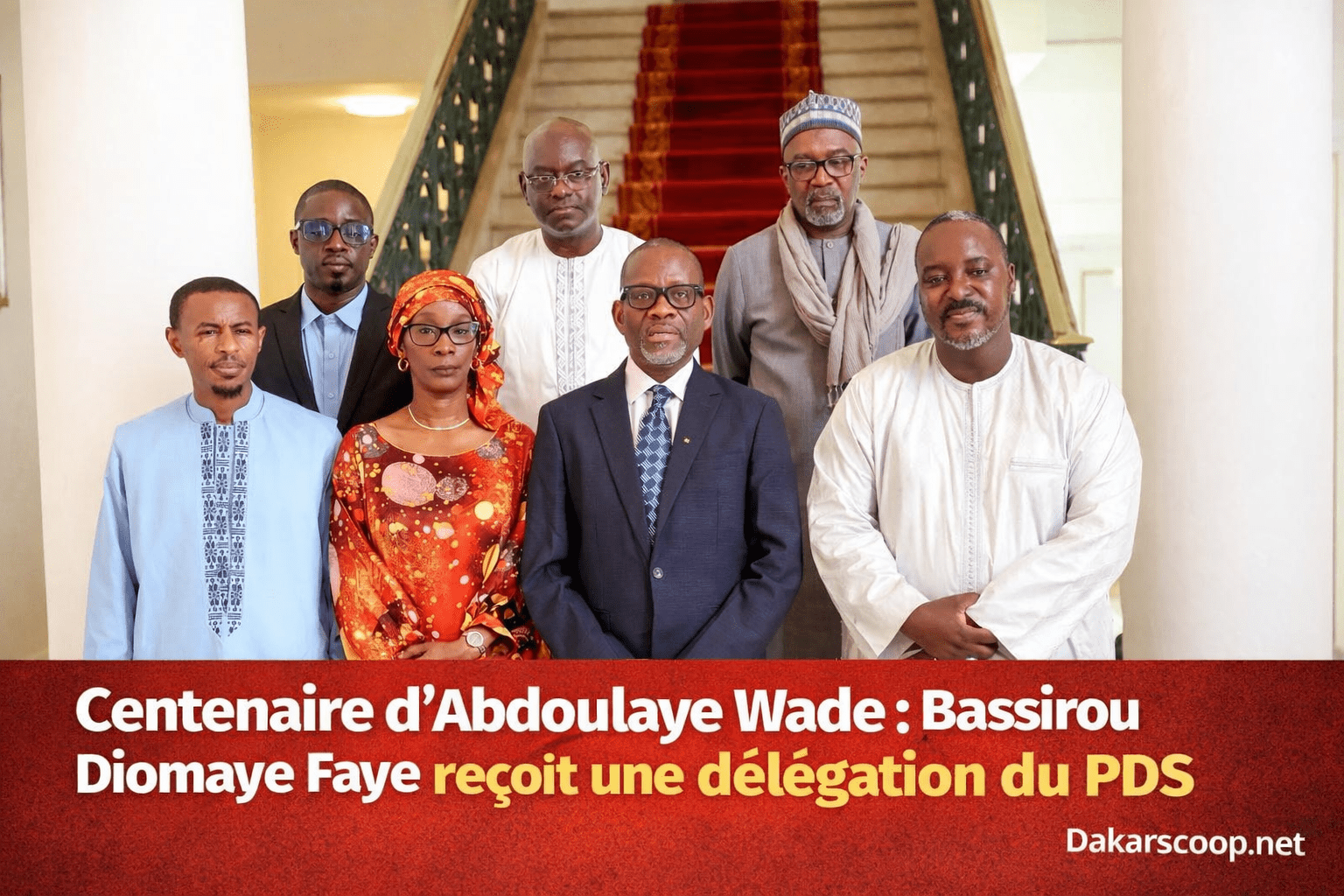 Bassirou Diomaye Faye reçoit une délégation du PDS pour préparer le centenaire d’Abdoulaye Wade